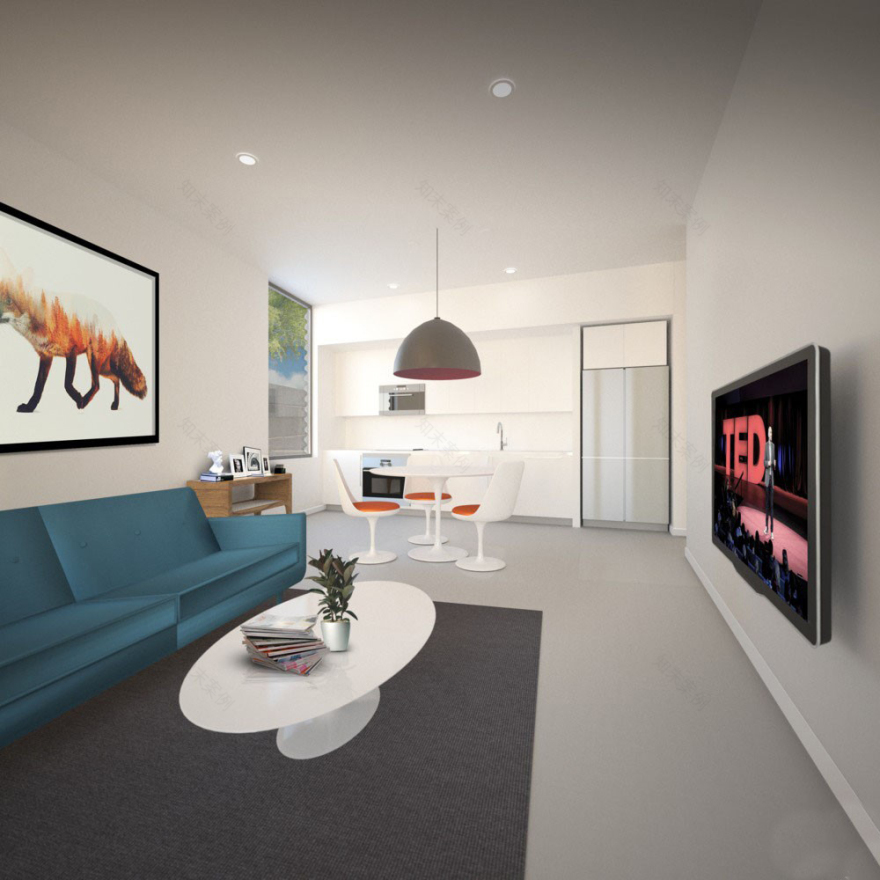 美国Kenneth Place联排别墅-29