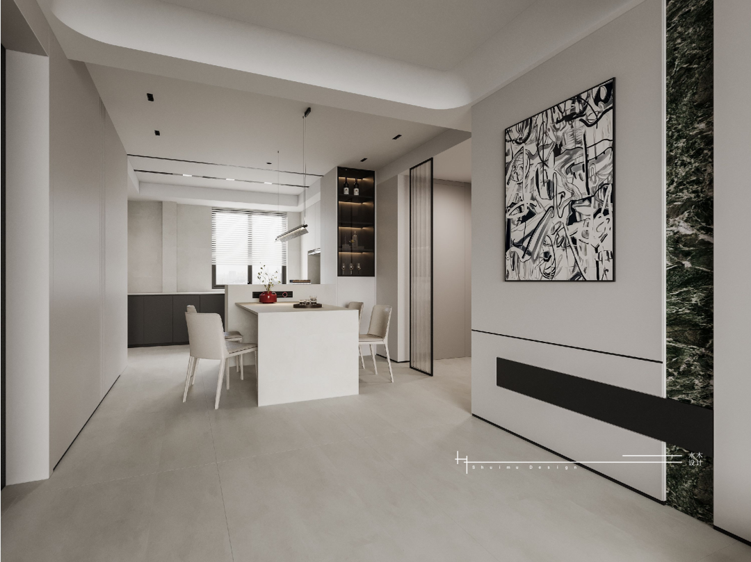 中央原墅·简臻内敛,向心以往丨水木设计-30