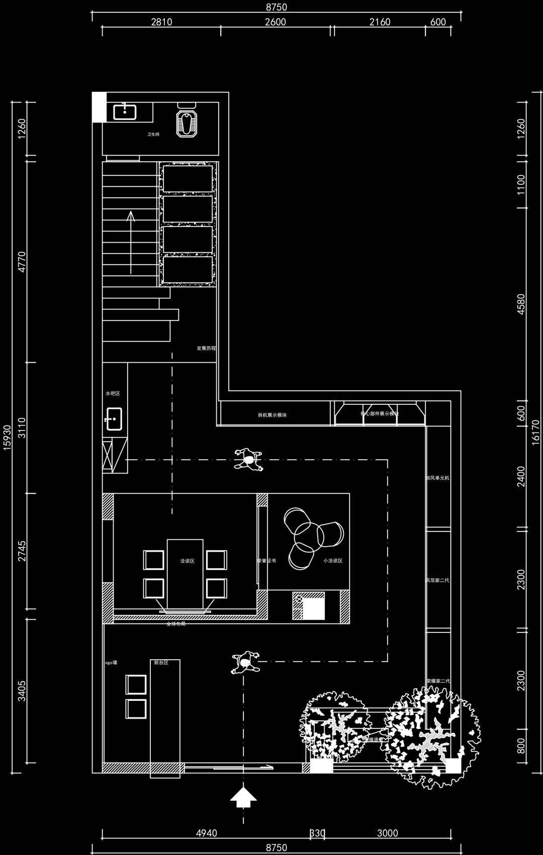 周笙笙展厅设计 · 210m²长垣海信中央空调展厅丨中国河南丨周笙笙全案设计工作室-1