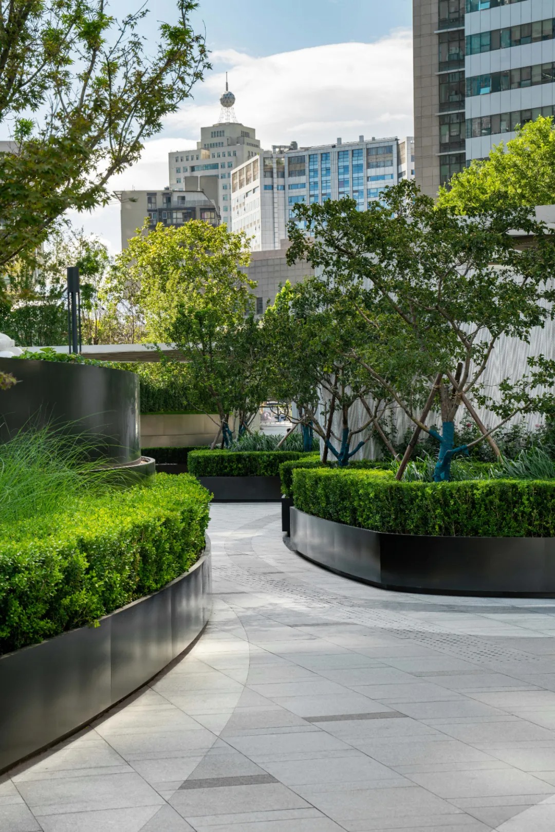 UMS里表都会丨北京朝阳区三元桥里巷InStreet 景观设计 丨中国北京-36