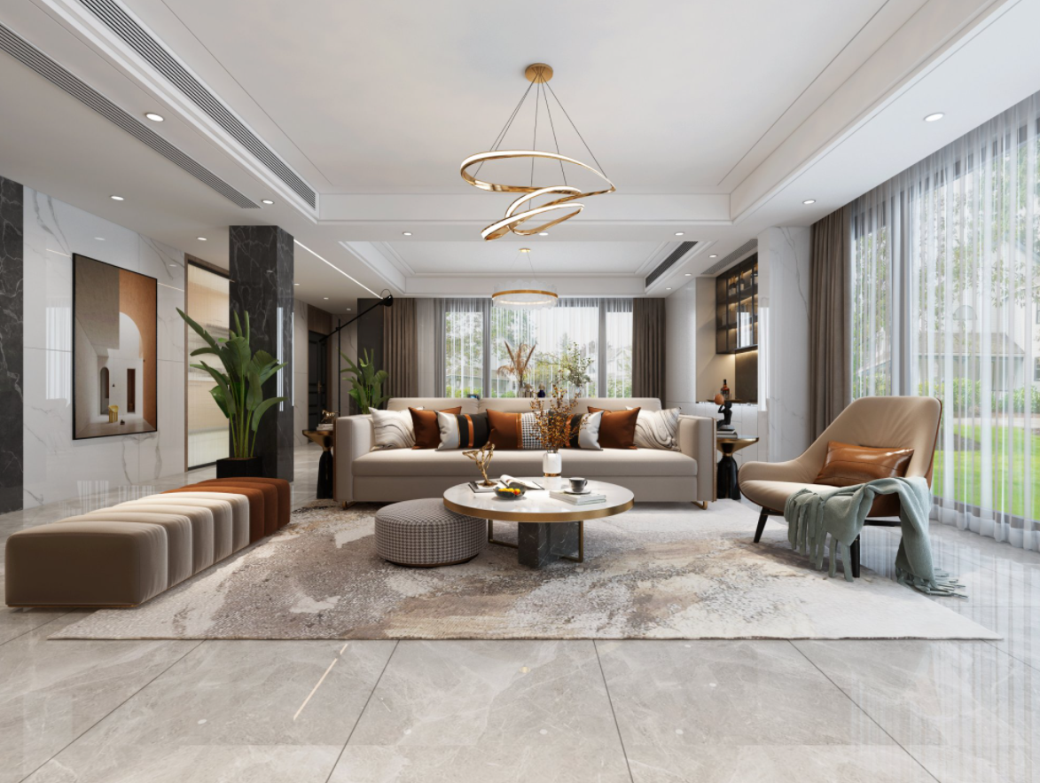 现代轻奢平层设计-2