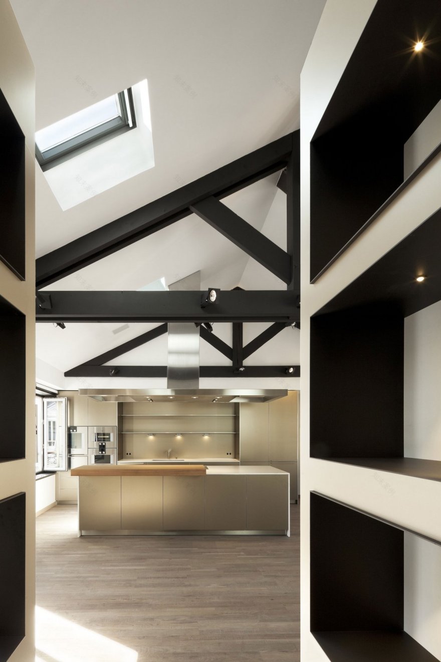 巴黎老城区时尚公寓丨法国巴黎丨MYSPACEPLANNER公司-5