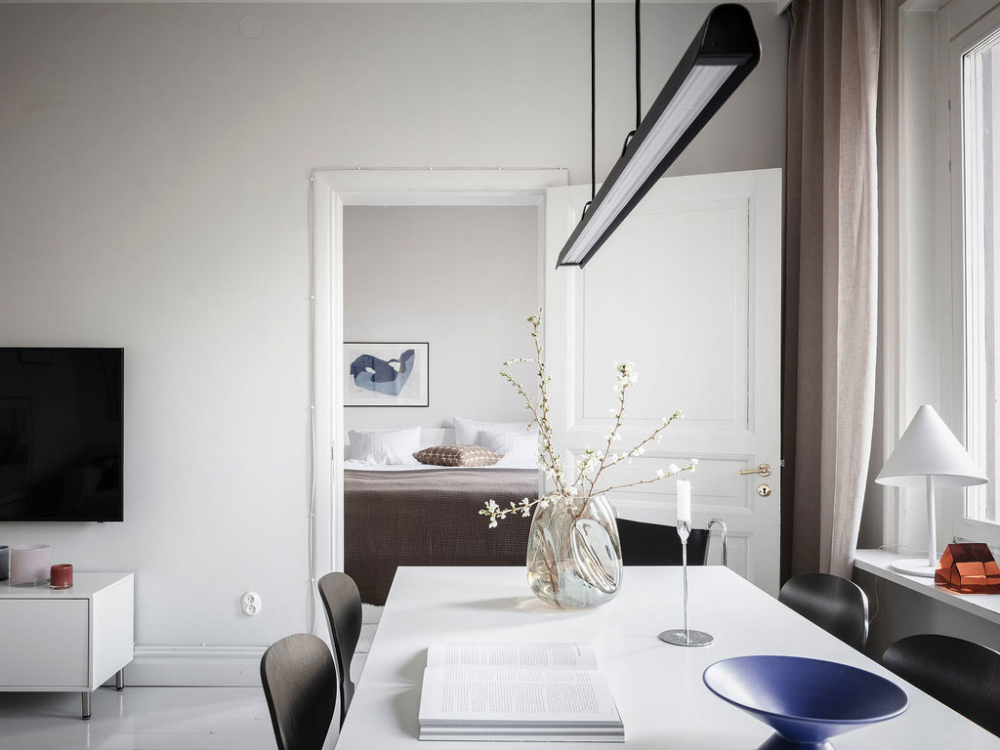 Gothenburg 魅力白公寓，女性化温馨设计-22