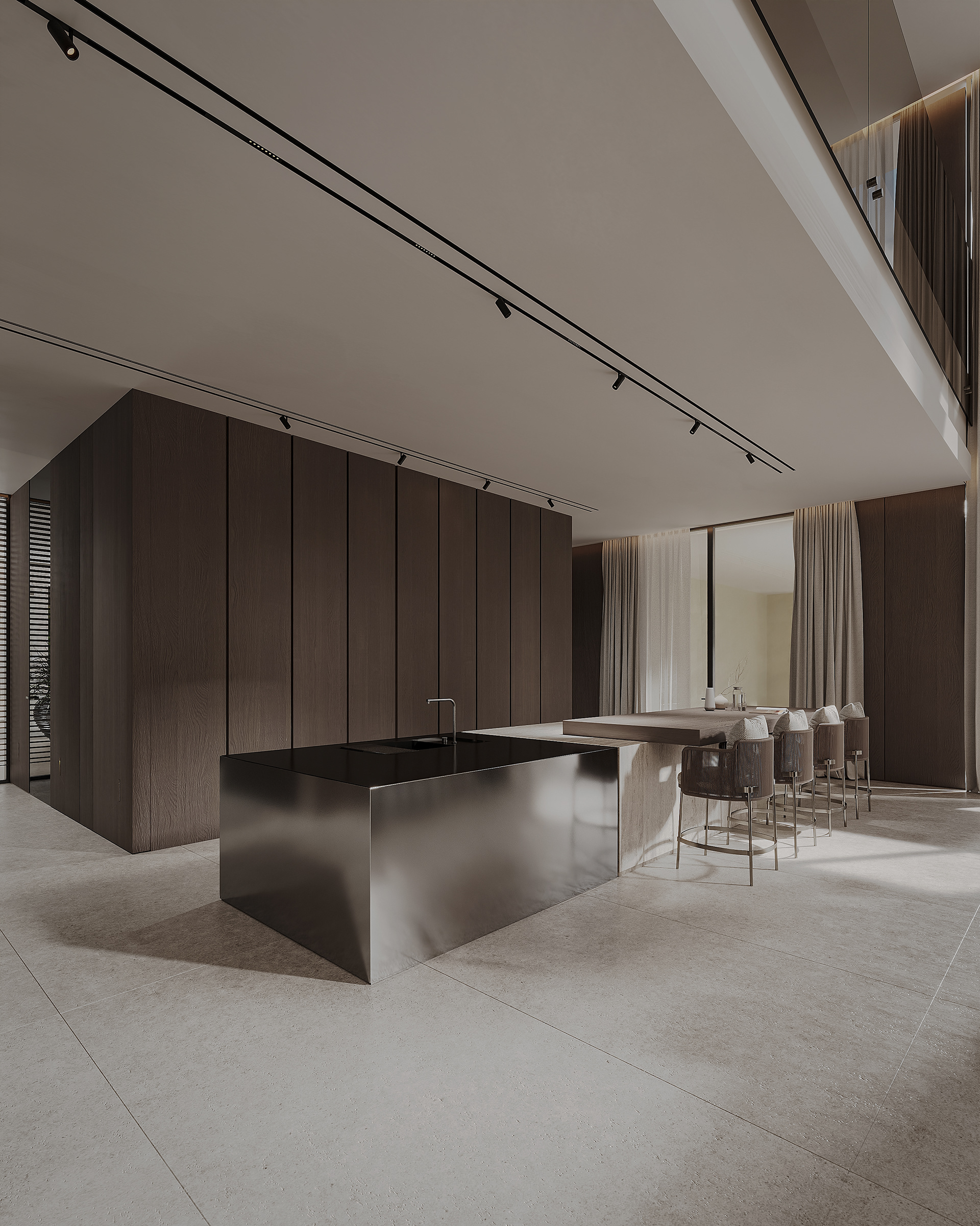 现代暗黑风厨房丨塞浦路斯-9