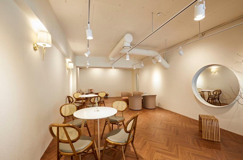 50 平温馨烘焙咖啡馆，韩式简约风格室内设计-7