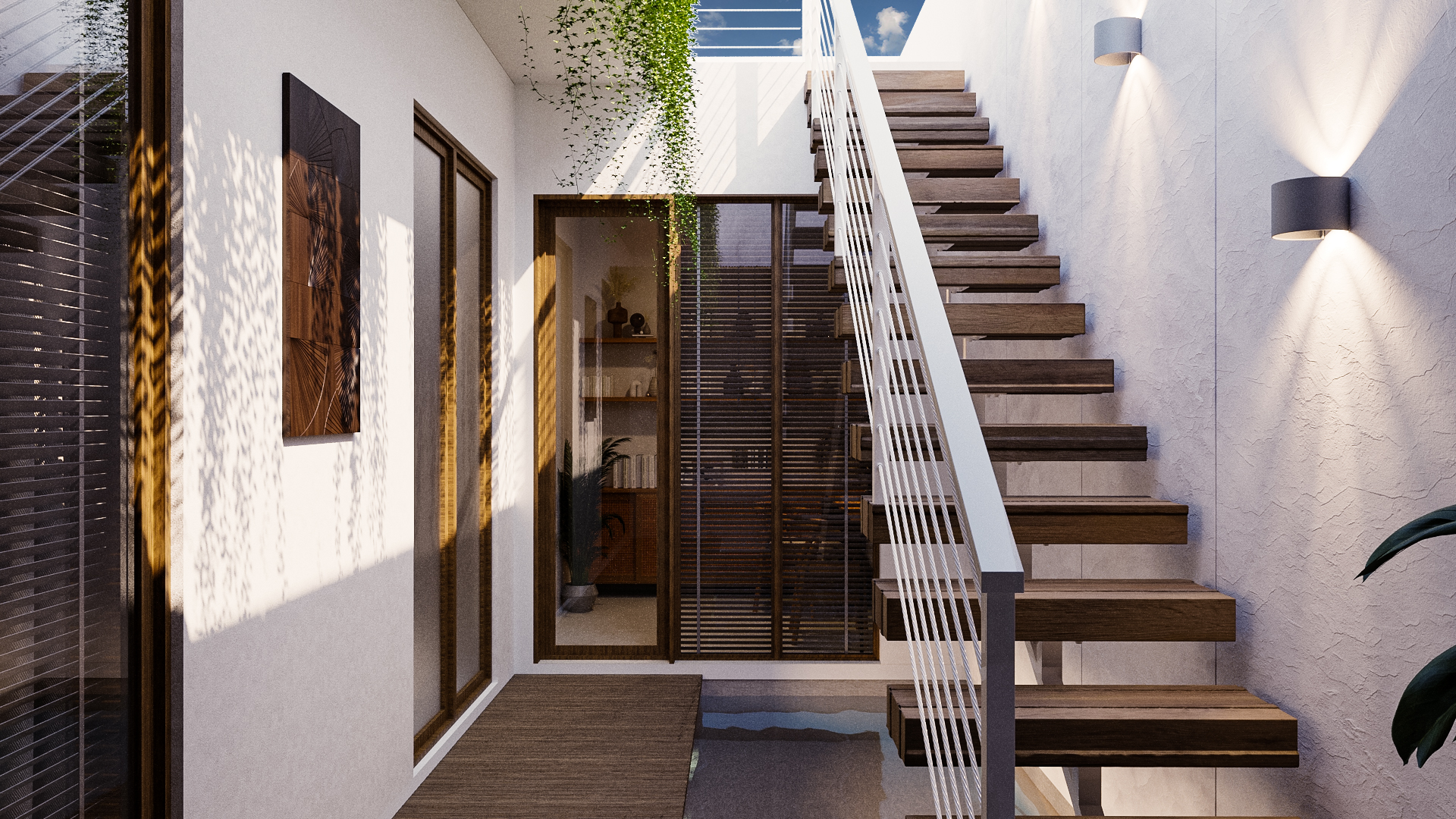 巴厘岛帕穆朗简约主义住宅丨印度亚南丨Own Design-19