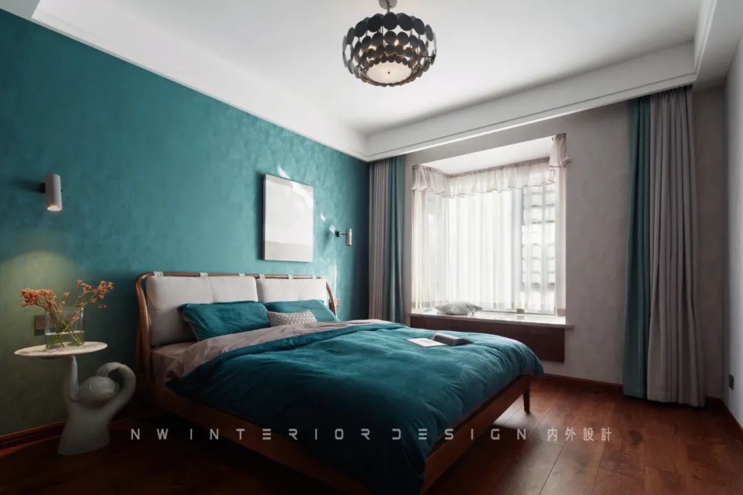 岳阳天伦国际钟宅 | 实景作品《咖啡与香草》——深色调的温馨空间-49