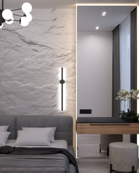 The Flat Interior LC Atmosphere