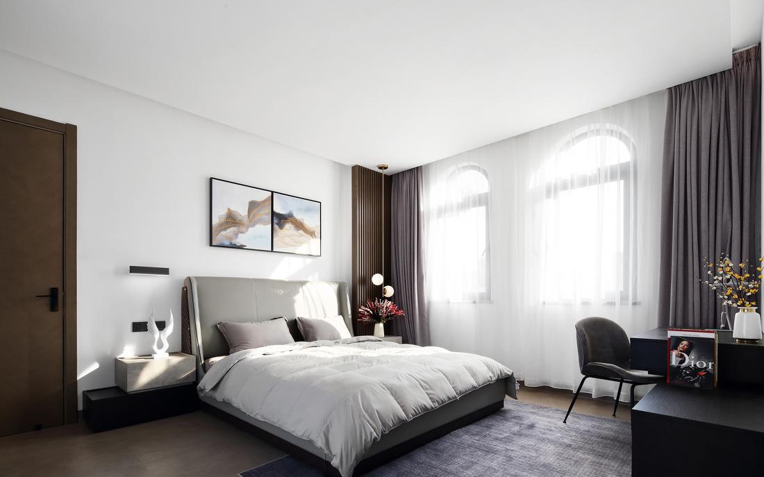 山湖之城 · 现代简约风格民宿设计-35