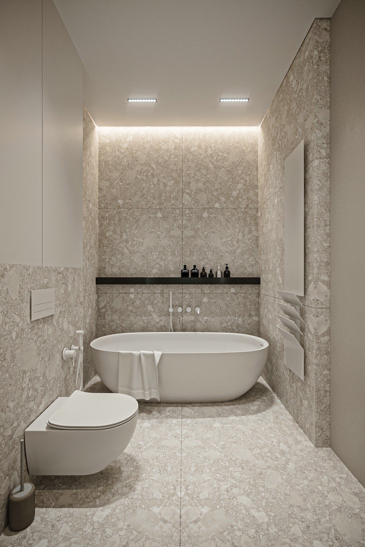 原木与灰色的细腻精致设计-15