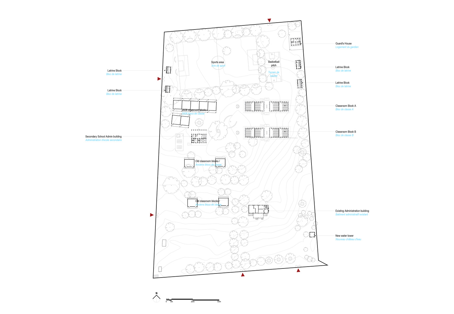 尼日尔教育建筑典范 | Collège Amadou Hampaté Bâ-72