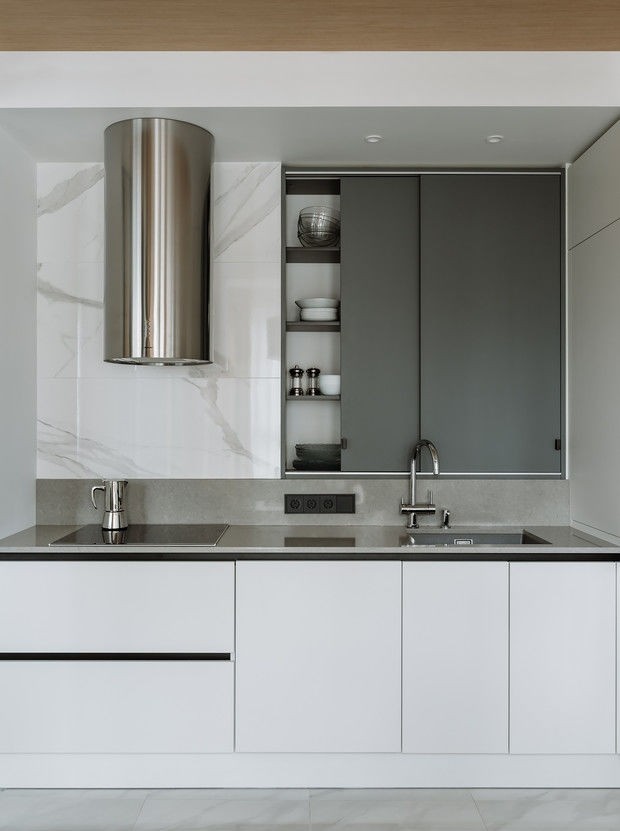 Воздушная квартира 78 м² для мамы и дочки-школьницы от Ксении Коноваловой || 02 - Архитектурный журнал ADCity-1