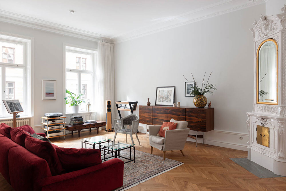 斯德哥尔摩历史建筑中的豪华公寓设计-9