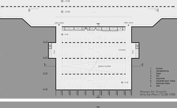 1. Ödül, Tekirdağ Büyükşehir Belediyesi Hizmet Binası ve Çevresi Mimari Proje Yarışması - Arkitera-17