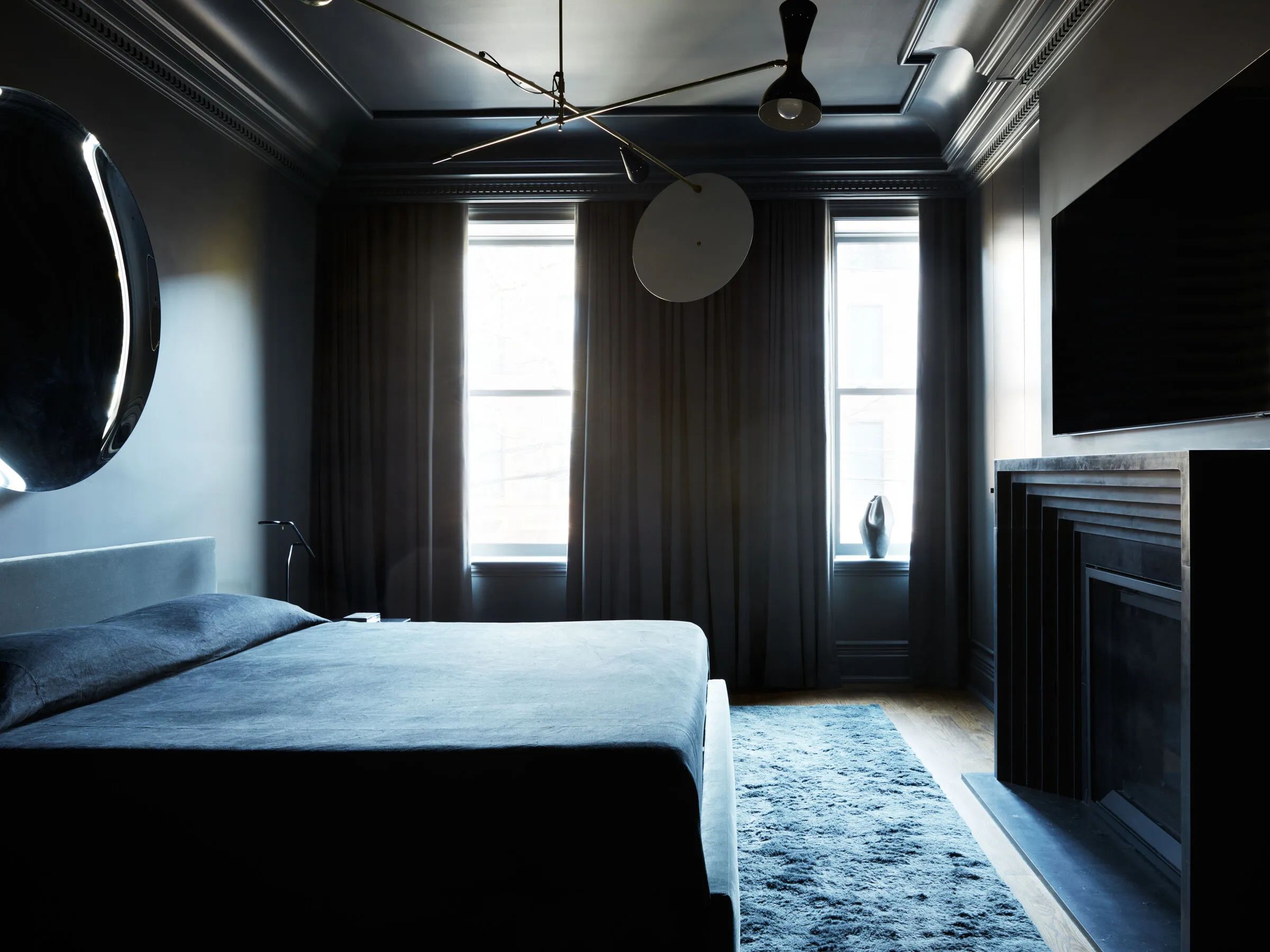 黑暗与暴风雨褐砂石丨美国新泽西丨水晶辛克莱设计-47