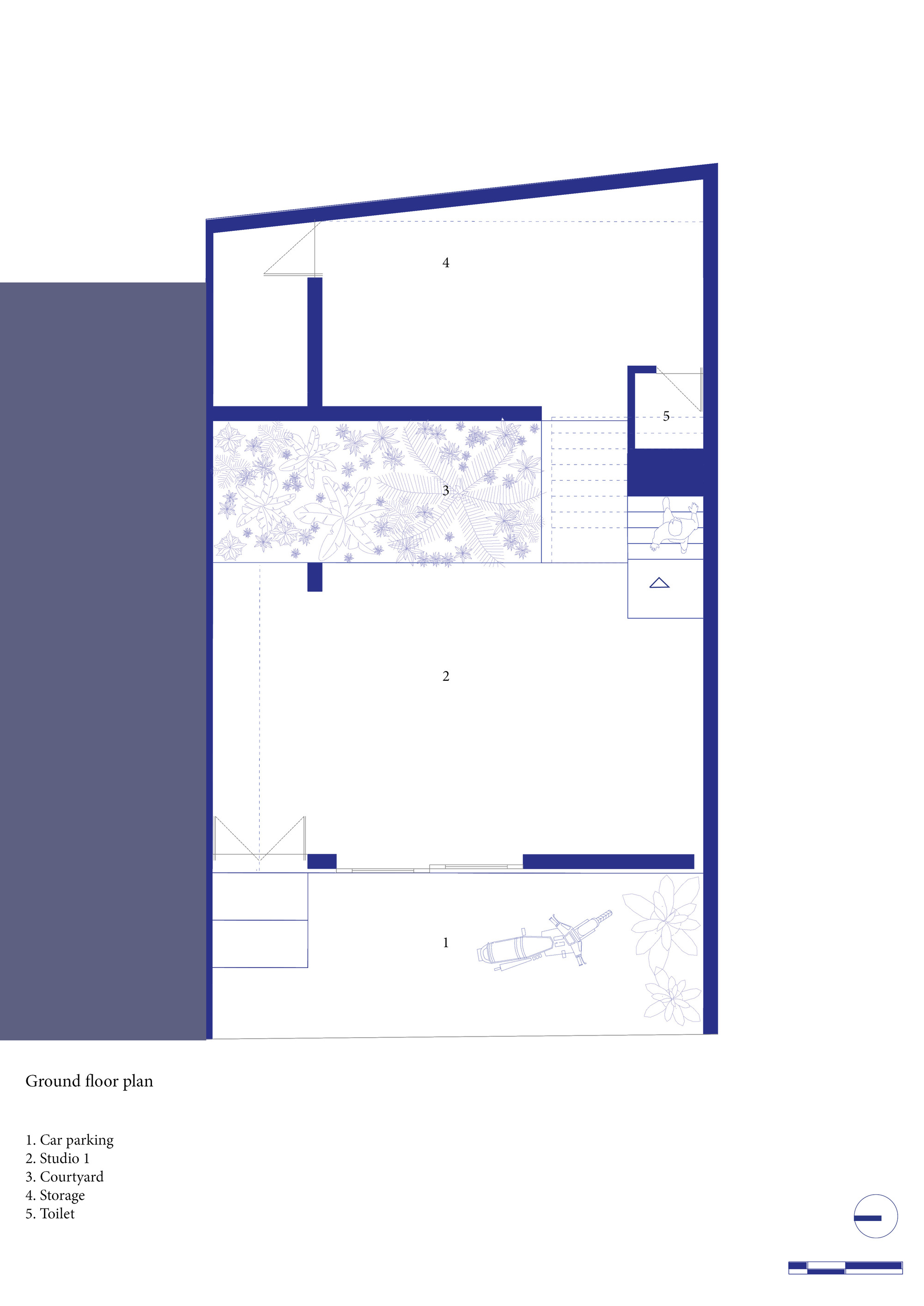 分层领域房屋和工作室丨印度金奈丨Fictional Project-34