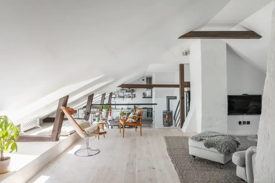 都市中心古建 loft,1850 年老屋焕新颜-9