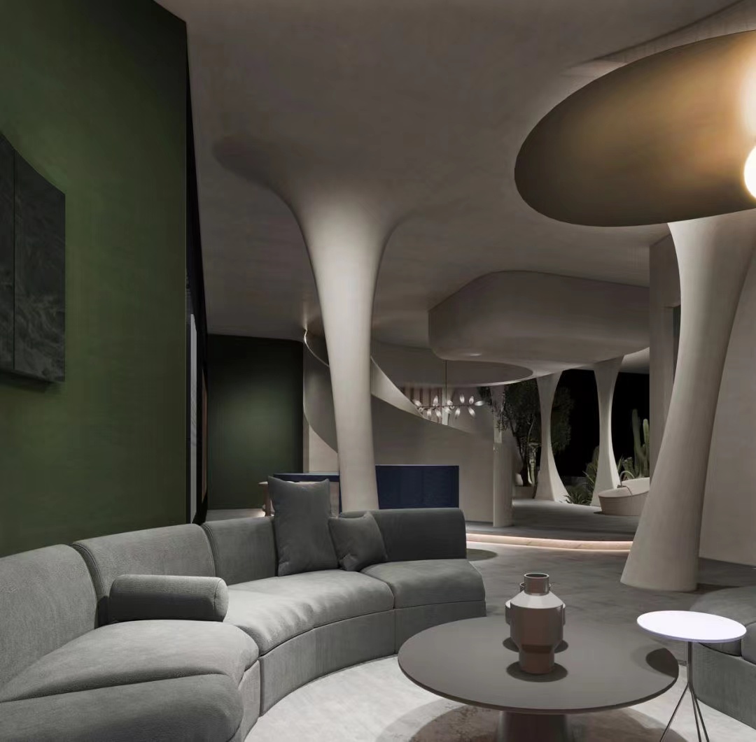 萨铂涂料展厅设计-10