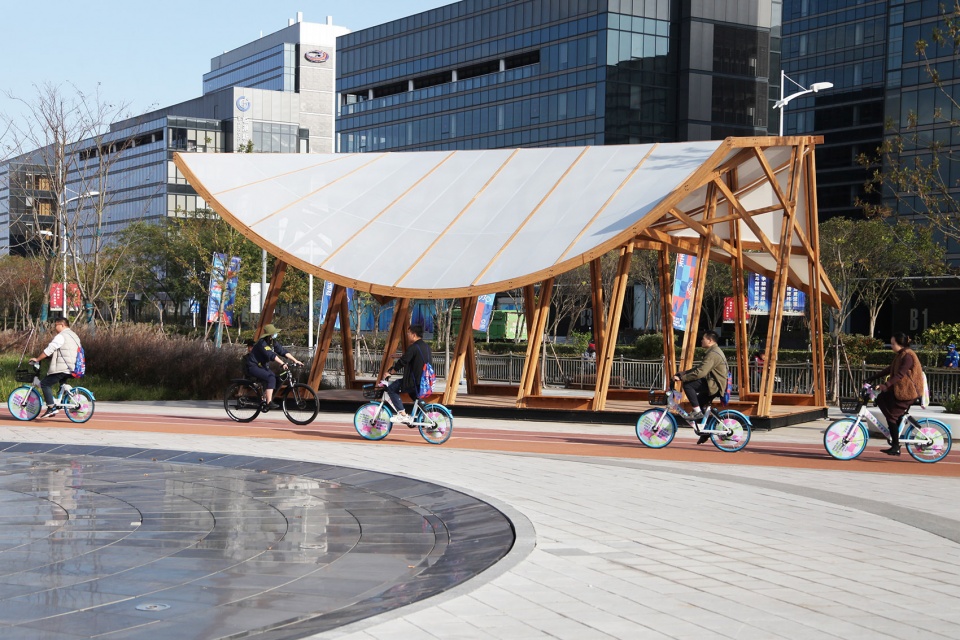 骑行驿站丨中国上海丨畎亩建筑+华东理工大学艺术与传媒学院-44