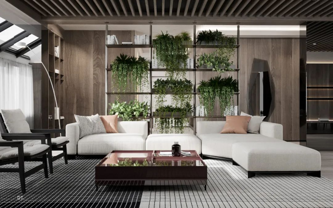 自然主义轻奢住宅，原木与艺术的完美融合-0