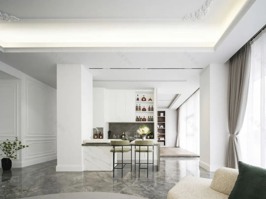 法式优雅,精致奢华 · MECA 设计 500m² 独栋别墅-12