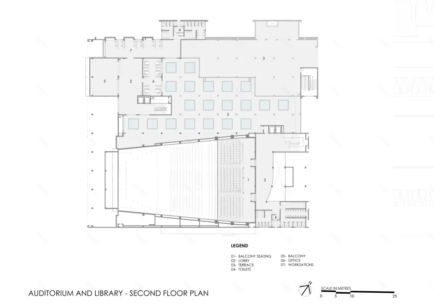 Sainik 学校礼堂和图书馆街区丨印度丨Shuonya Nava Designs-31