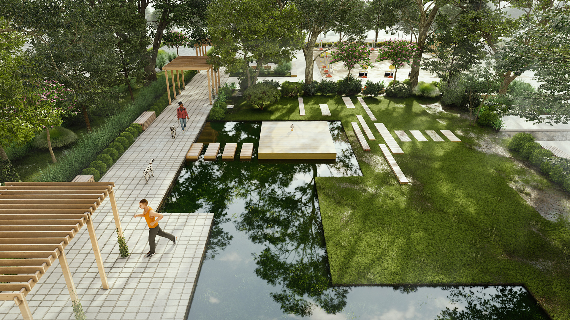 后工业公园渲染丨LUMION 课程学生-9