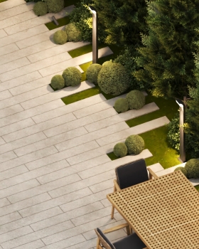 Corners of peace shaped by the touch of green