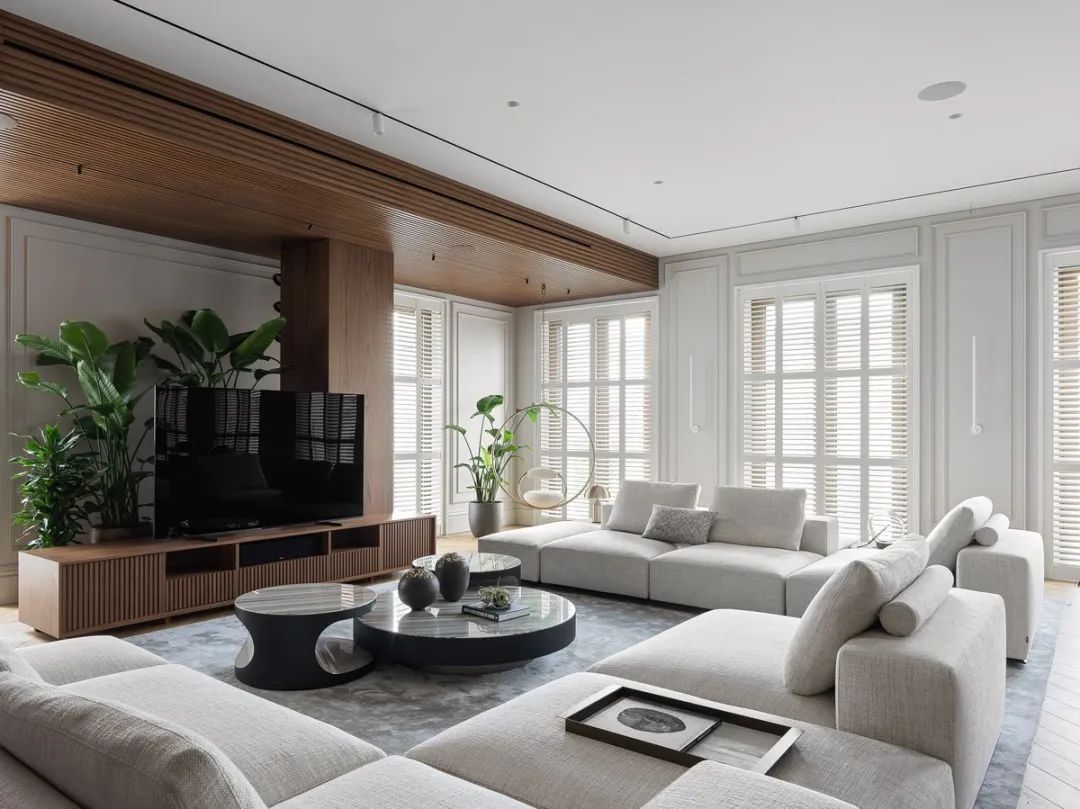 高级格调三口之家丨ABarchitects-0