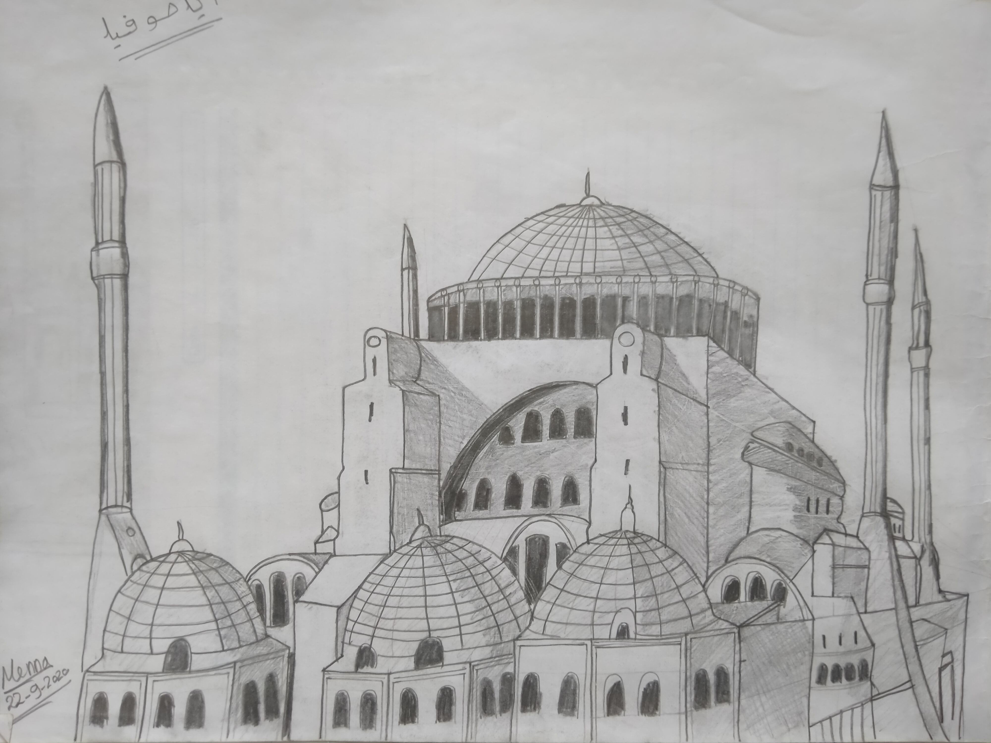 landmark hand sketch-11