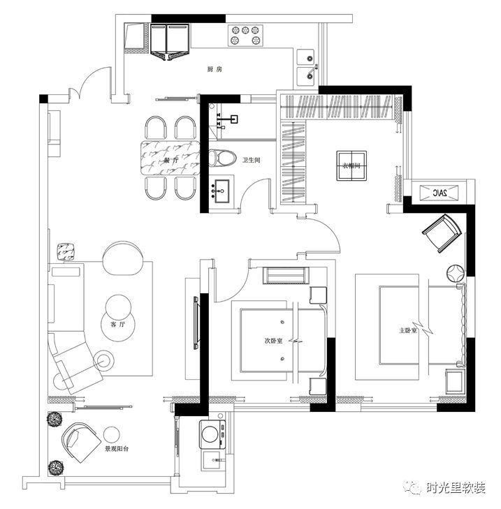 蜀南竹海映照下的现代雅居-24