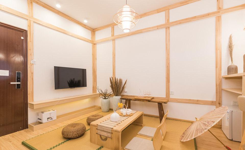 长沙城市民宿日式静谧软装-0