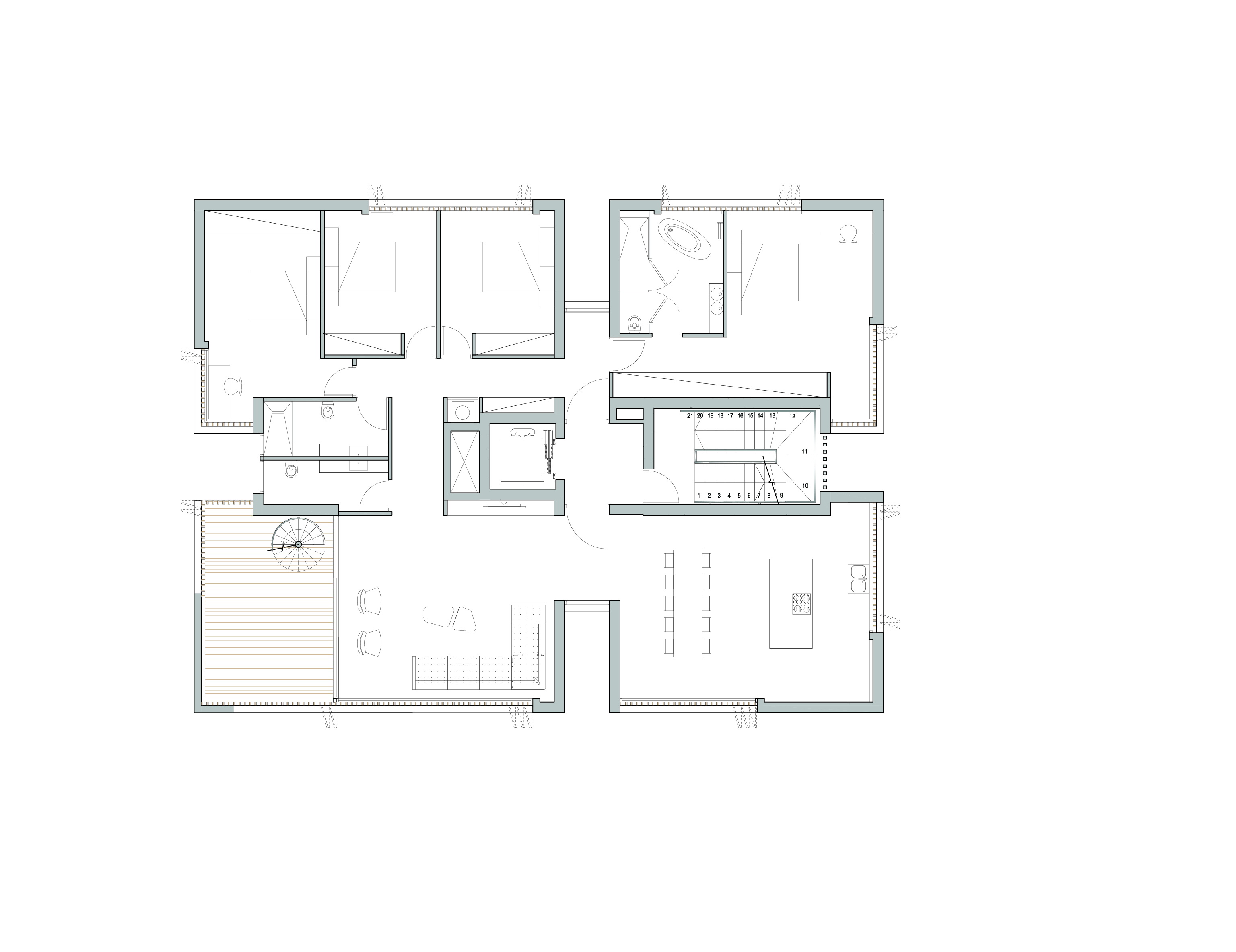 St Moritz 住宅综合体丨秘鲁利马丨sofronis marcou architects-39