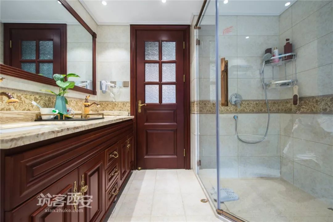 西安紫薇永和坊美式家居,设计师白聚强的茶艺收藏空间-47