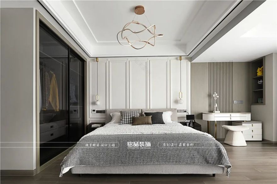 现代轻奢大跃层丨铭品装饰-39