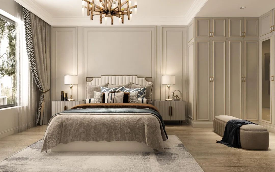 法式轻奢风家居空间设计丨中国包头丨众诚装饰-30