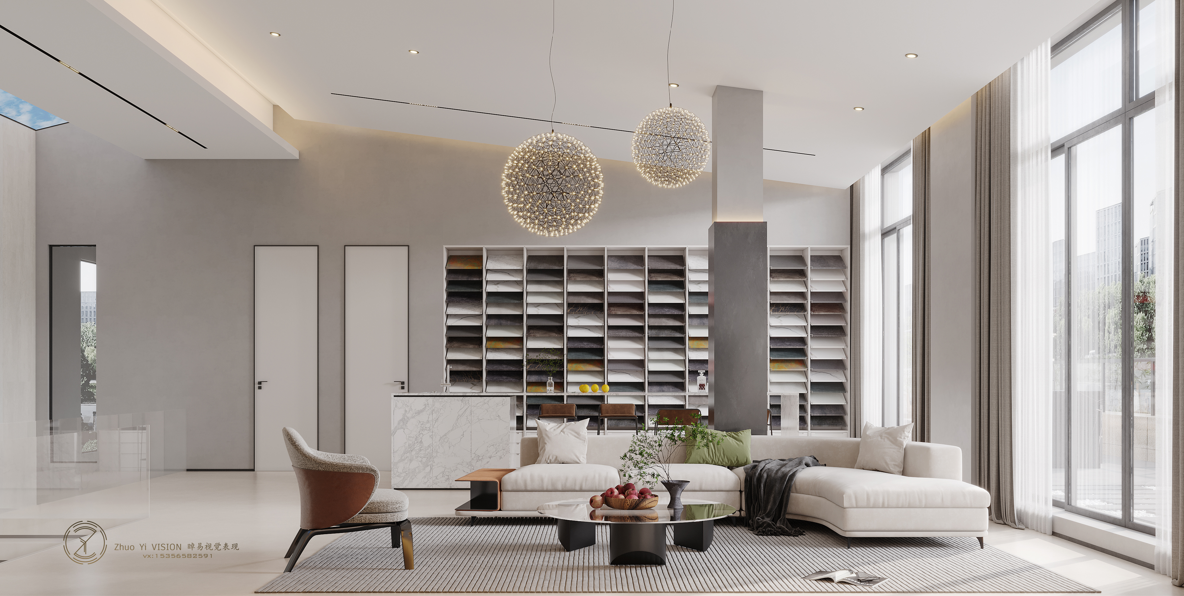 石材展厅 | 尽显奢华设计之美-10