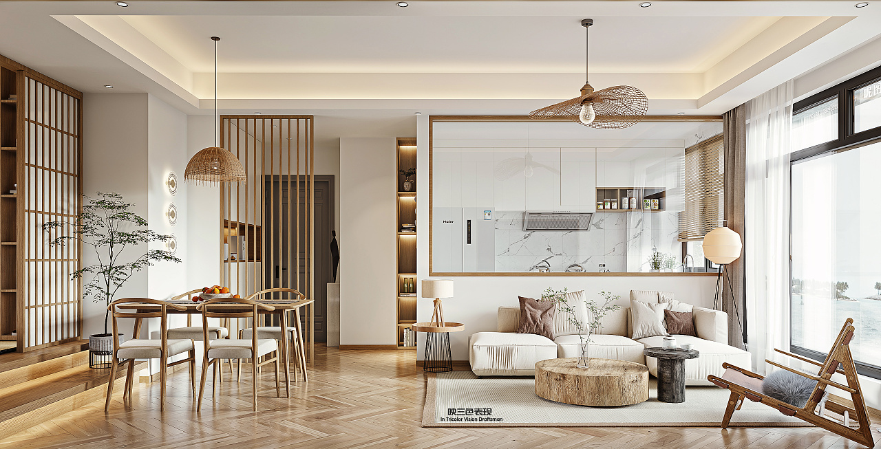 原木温韵——in-Tricolor 北欧风家居设计-7