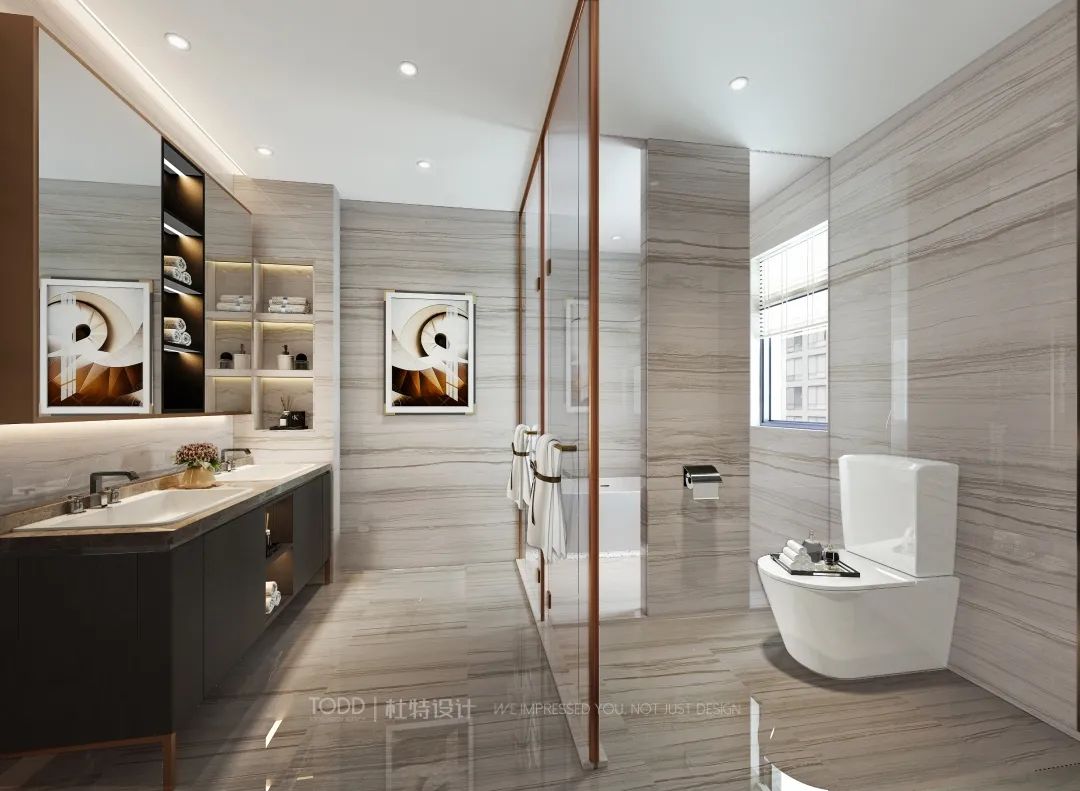 广州番禺星尚花园顶层复式独栋别墅空间设计丨中国广州丨TODD 杜特设计-42