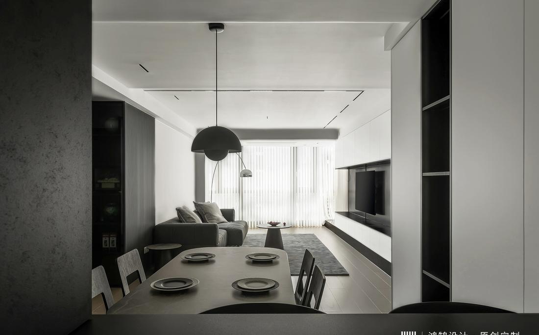 110㎡禁欲系现代风住宅-17