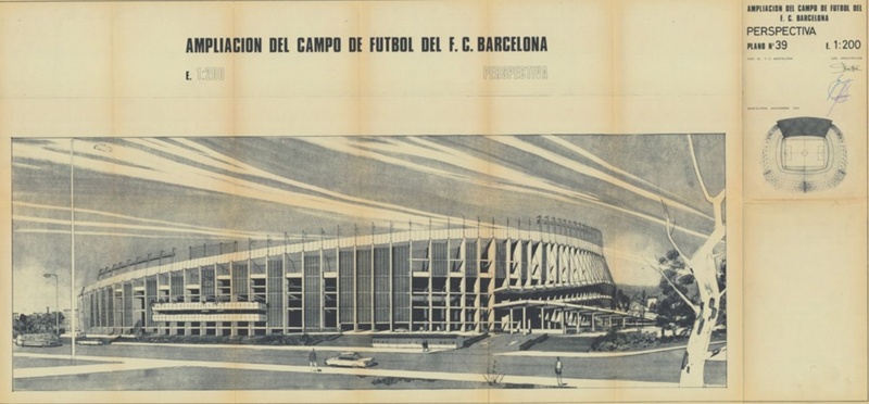 诺坎普球场首次扩建丨西班牙巴塞罗那-39