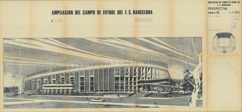 诺坎普球场首次扩建丨西班牙巴塞罗那-39