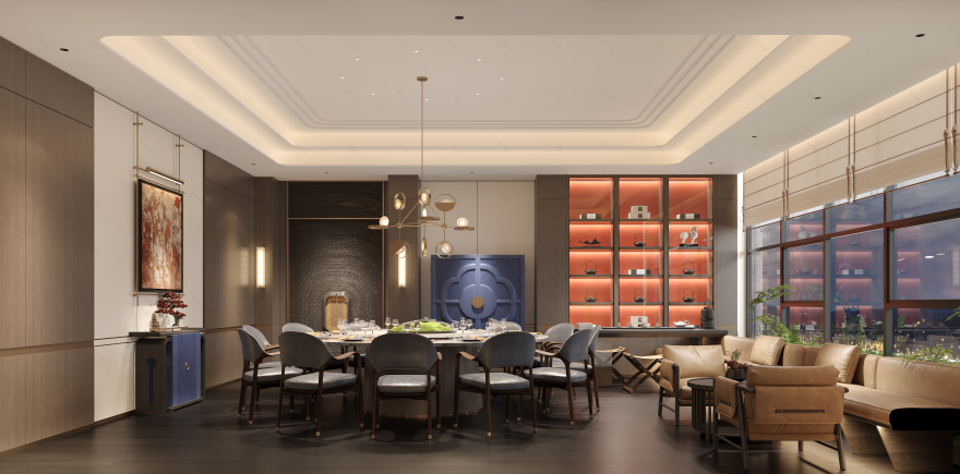 高端会所设计丨中国榆林丨郑合建筑设计咨询(西安)有限公司-18