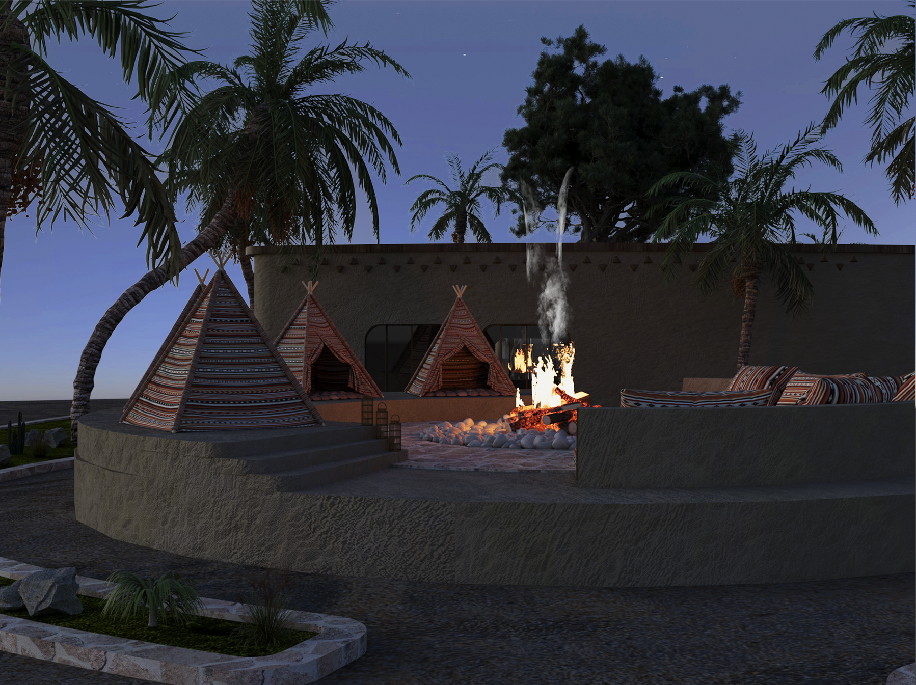 度假民宿丨埃及丨赫尔万大学美术学院-34