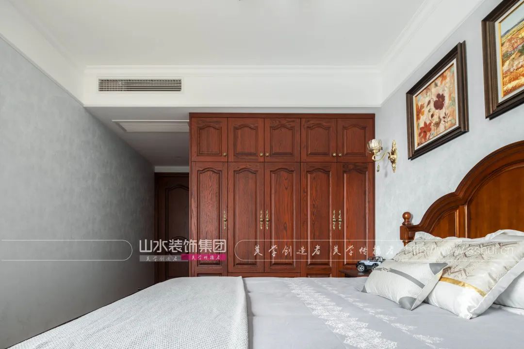 美式田园风格的三室两厅丨黄娟-33