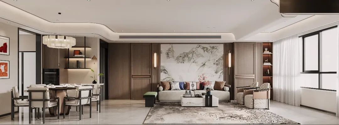 新中式设计 · 简约优雅,尽显中国风韵丨重庆东亦启宸设计-1