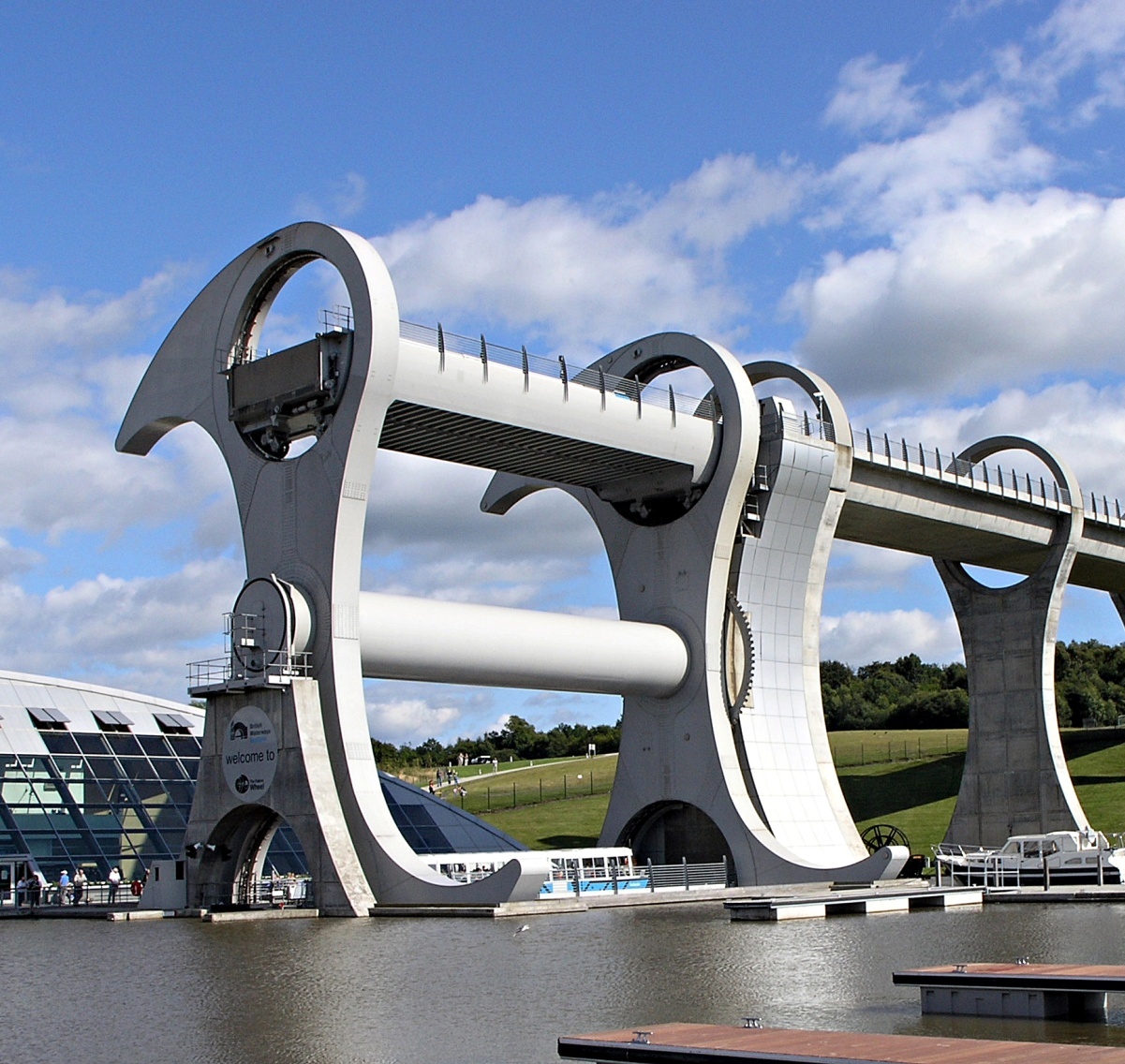 科尔克摩天轮（Колесо Фолкерк）丨英国苏格兰-0