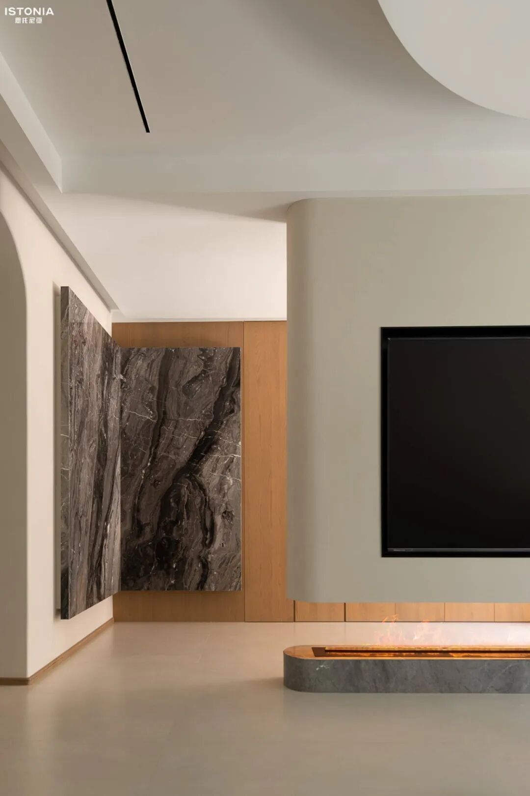 ISTONIA|现代风木质美学构筑的雅致空间-3