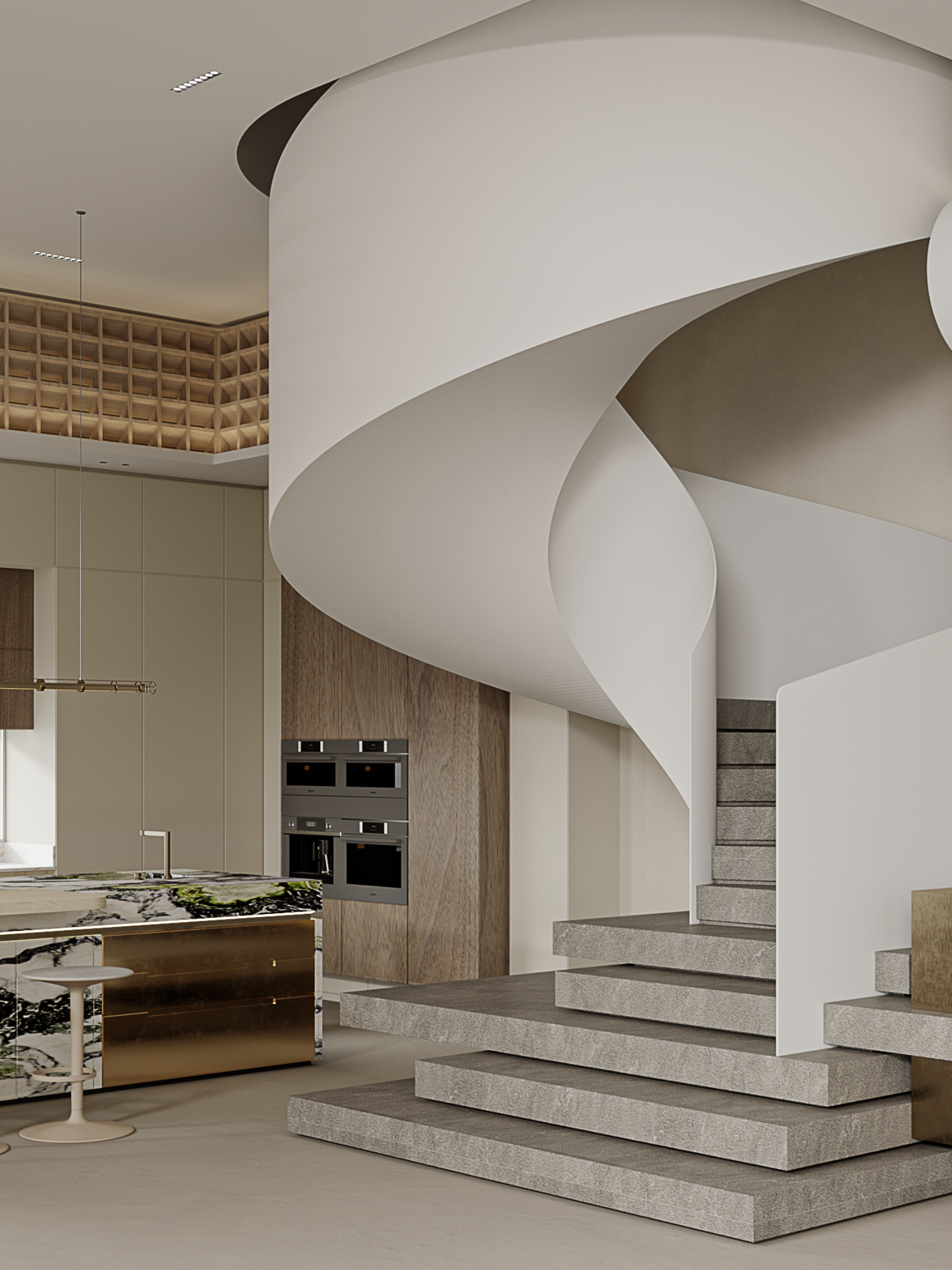 500㎡温柔干净的氛围感别墅-12