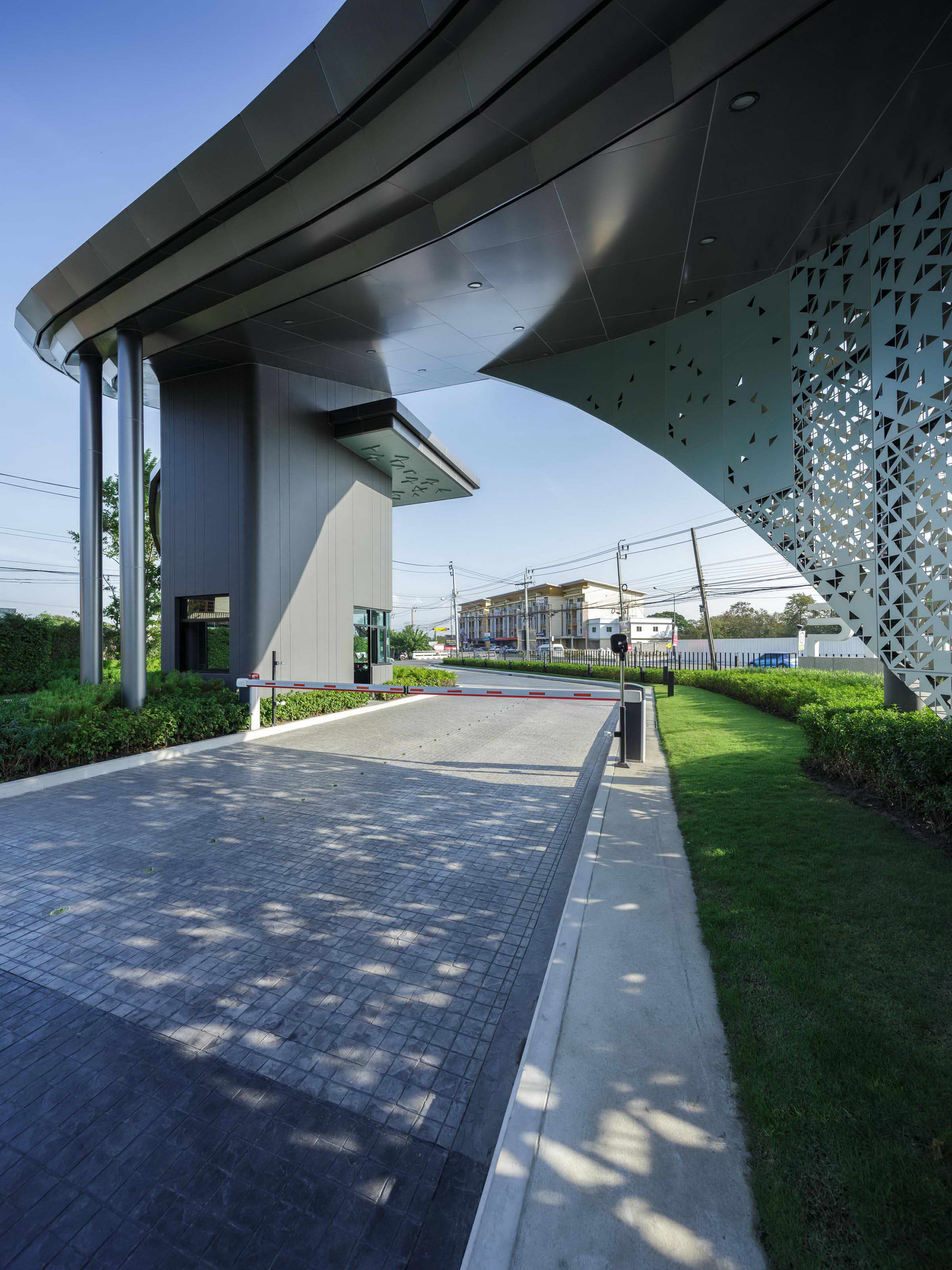 泰国荷花农场入口设计 | 城市与自然的交融-11